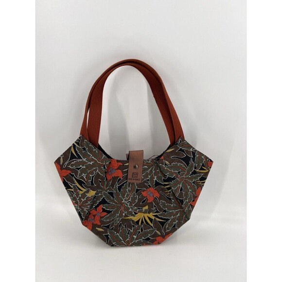 NADA ORIGAMI MADE IN FRANCE FLORAL PURSE DOUBLE HANDLE EASY USE & EFFORTLESS - Picture 4 of 11